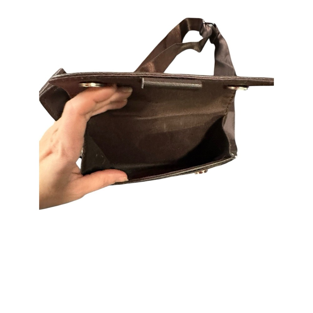 NEW womens crossbody adjustable strap purse bag brown - Picture 5 of 6